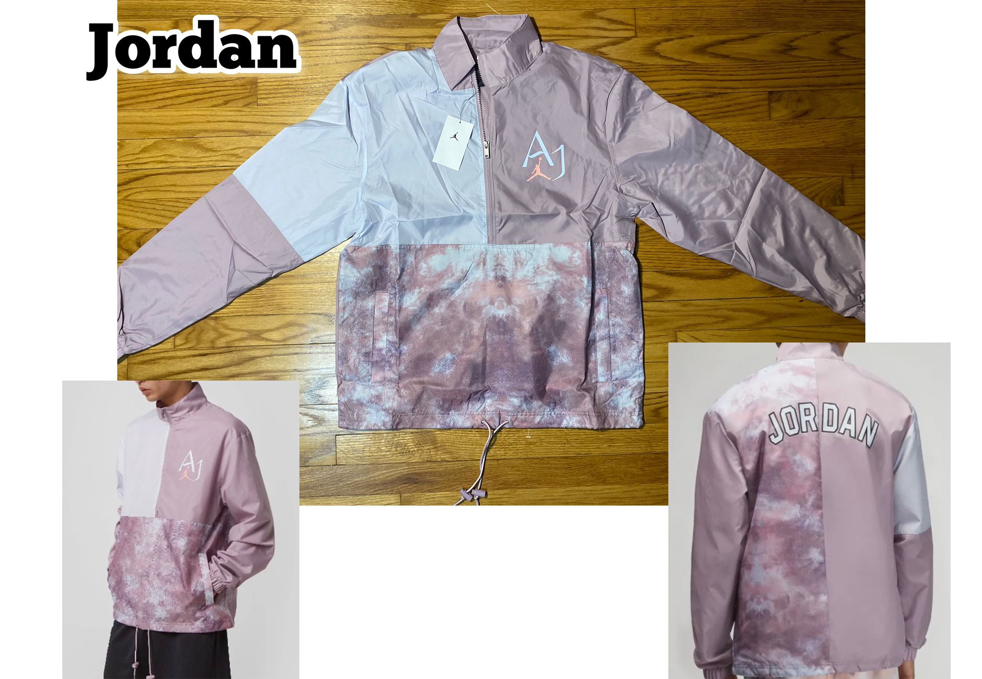 Nike Air Jordan Sport DNA 1/2 Zip Pullover  Windbreaker Jacket Men’s Sz M & XL New!