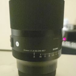 Sigma 35mm F1,4 DG DN Wide Angle Camera Lens - Leica L