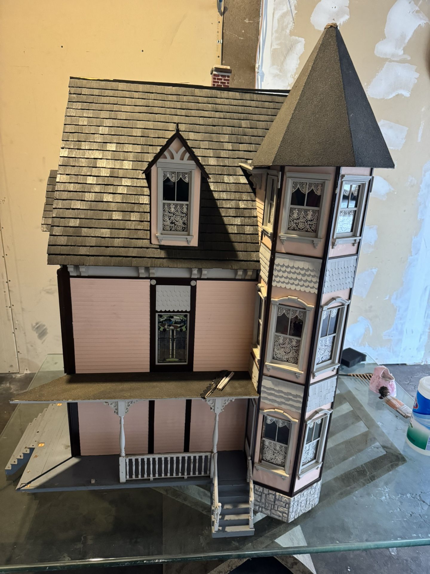 Vintage Victorian Dollhouse 4 Feet Tall