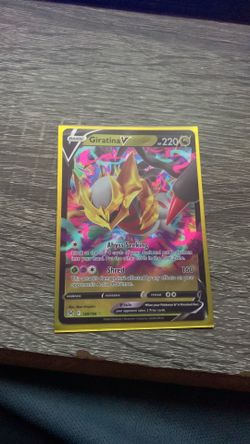 Pokemon Giratina V 130/196 Lost origin Holo rare