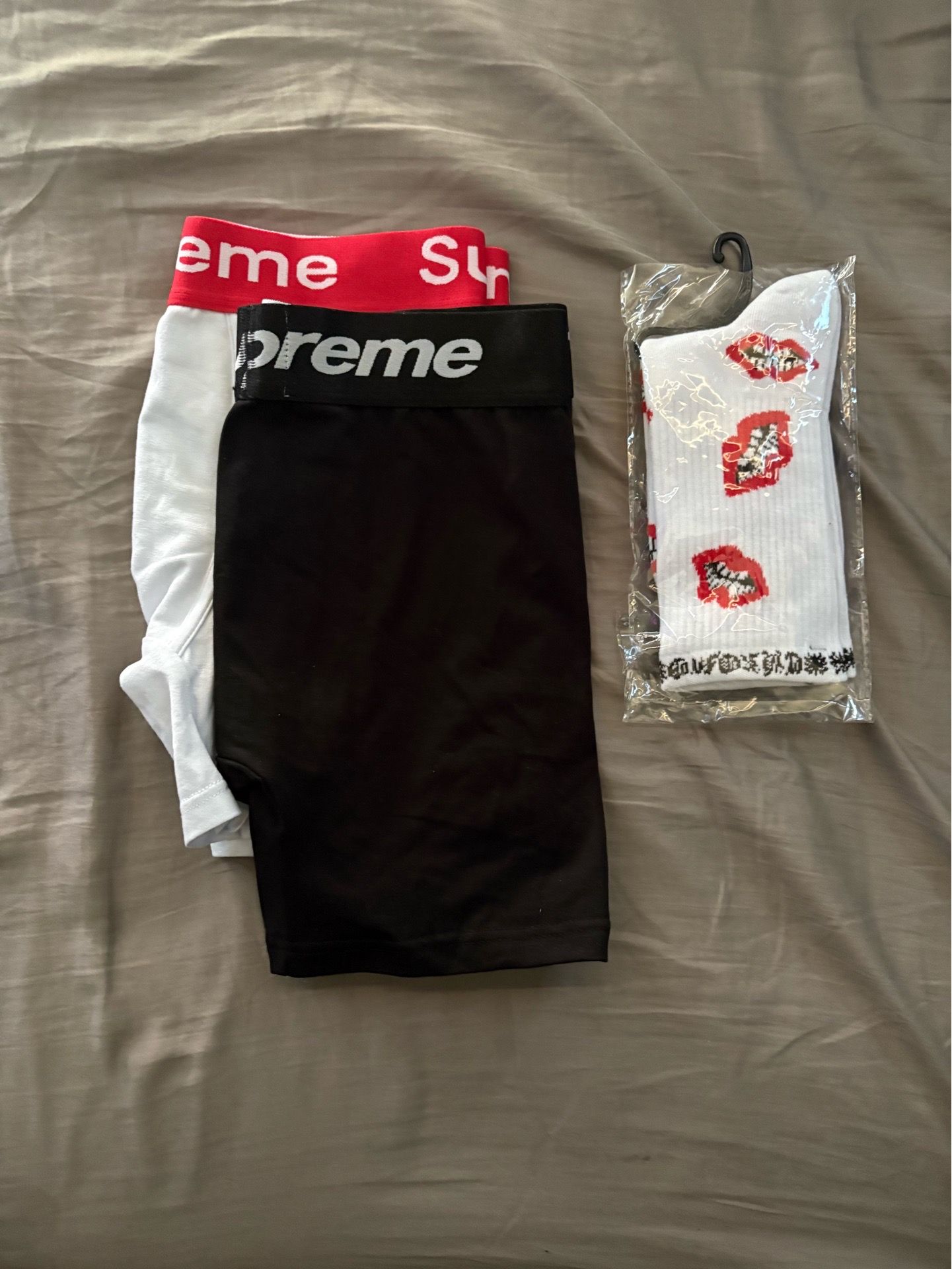 Supreme Boxers/Chrome Heart Socks