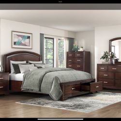 4 PC Queen Bed Set