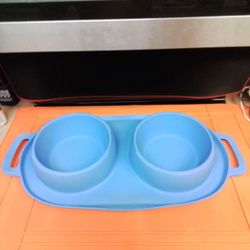 Silicone Dog Bowls LARGE_9" Diameter_NEW_$8