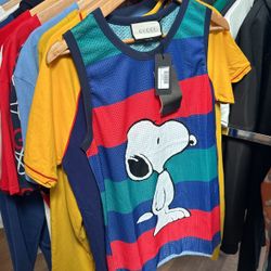 Gucci X Peanuts Snoopy Jersey Size XS