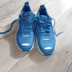 Puma Blue Shoes Size 8 Kids