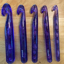 Large Plastic Crochet Hooks