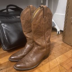 Genuine Leather Cowboy Boots Size 8 $30