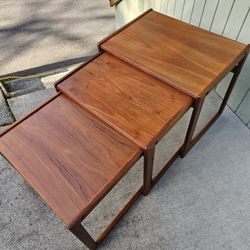 Teak Nesting Tables 