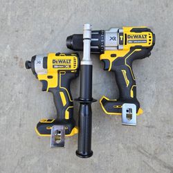 Dewalt 20v Hammer Drill And Impact Driver Brushless XR 3speed Brand New Tools Only 
