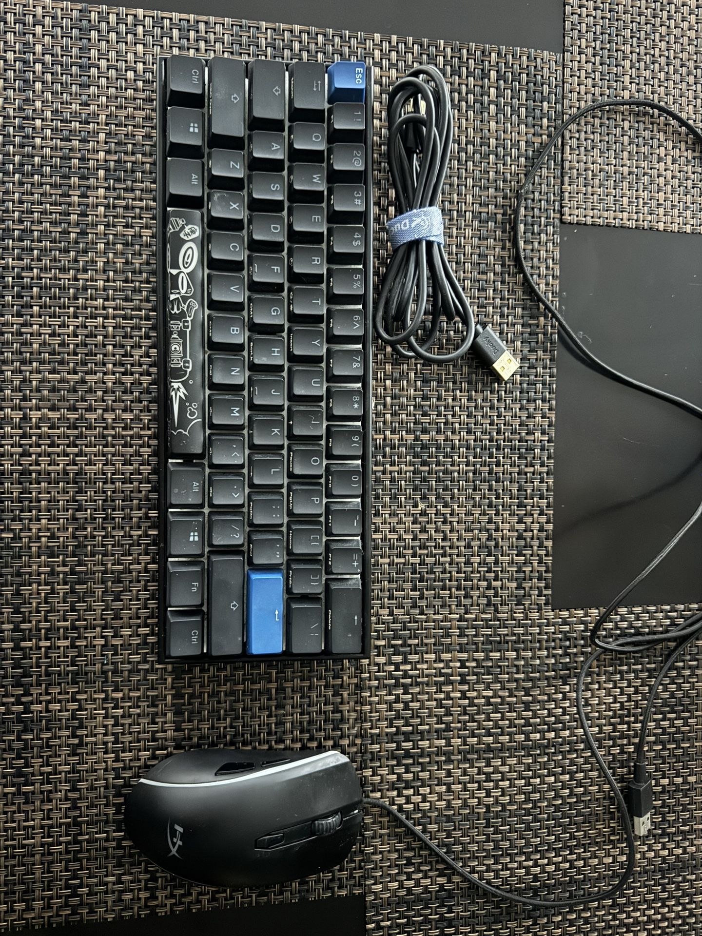 Ducky Mecha Mini Keyboard & HyperX Mouse