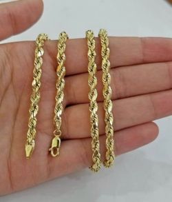 Solid gold chain