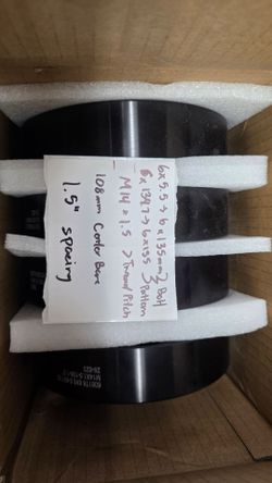 Wheel Spacers 6x5.5 1.5 Inch Set