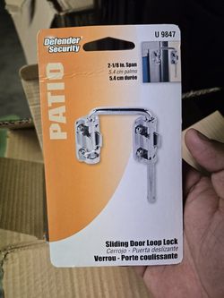 Sliding Door Loop Lock 2 - 1/8".