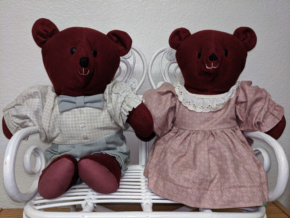 Ma & Pa teddy bears