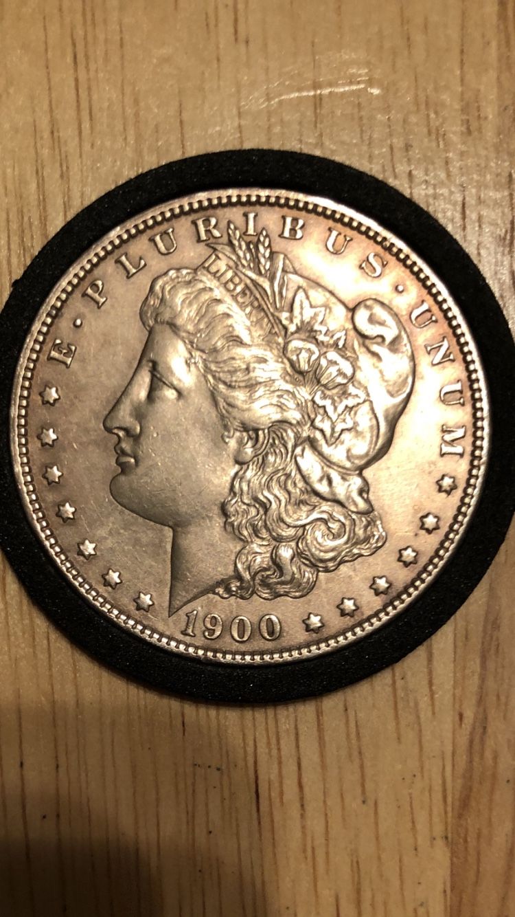 Silver Dollar Morgan 1900