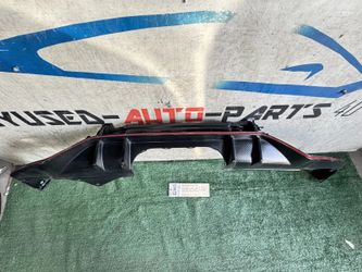 w/damages 2017 - 2021 HONDA CIVIC TYPE R HATCHBACK REAR LOWER BUMPER VALANCE OEM