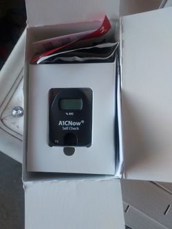 A1C NOW Blood & Gluccose Meter Self Check At Home A1C System & Kit