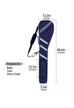 Big Teeth Thicker Travel Gray Foldable Golf Bag