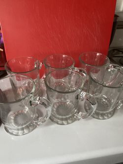 Set Of Glass Latte Cups