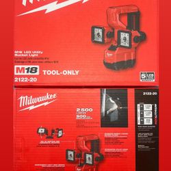 Milwaukee M18 Led Utility Bucket Light. Tool Only. Model #2122-20