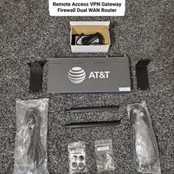 AT&T U110 Cellular Modem Remote Access VPN Gateway Firewall Dual WAN Router.