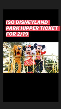 ISO DISNEYLAND PARKHOPPER