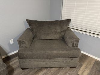 Couch and Oversized Chair