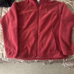Columbia Red Fleece Jacket