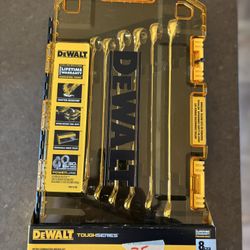 Dewalt 8 Pc Wrench Set 