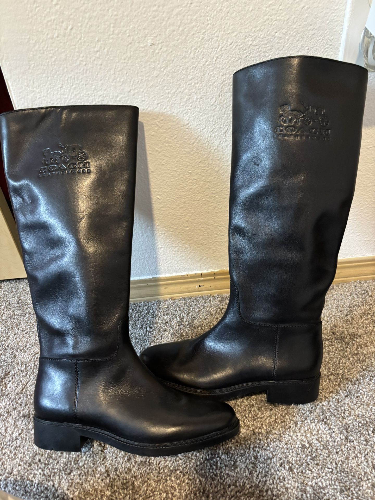 Coach Leather Boots