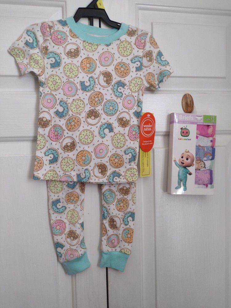 2 pc Pajamas Set with CocoMelon Briefs