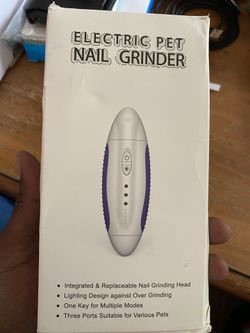 Pet nail grinder