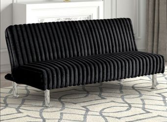 Brand New Black Futon Sofa Sleeper