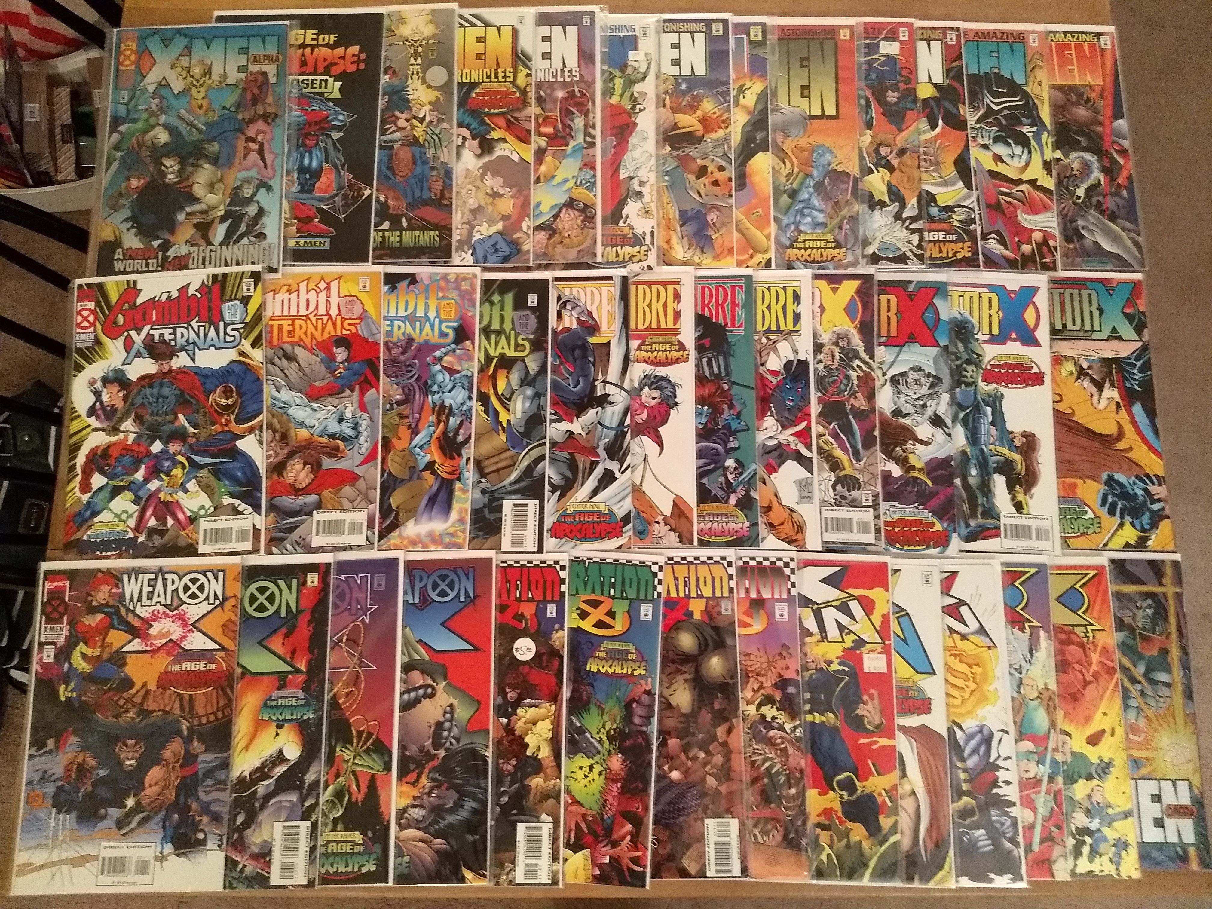 Marvel X-Men & Various X-Title Comic Book Collection