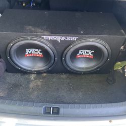 Mtx 12” Subwoofer And Amp