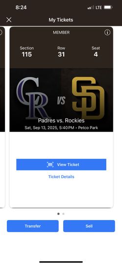 Padres vs Rockies Saturday September 13