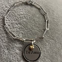 Te Amo (I love you) Charm Bracelet