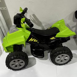 Kids Quad ATV Green 4 Wheeler Toy 6 Volt Battery Powered Boys & Girls Ride On Car