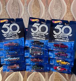 Hotwheels 50th Anniversary Favorites
