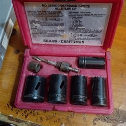 Vintage Craftsman 7 Piece High Speed Hole Saw Kit 93 Hits Who Gonna Buy It 172 Hits Come On..