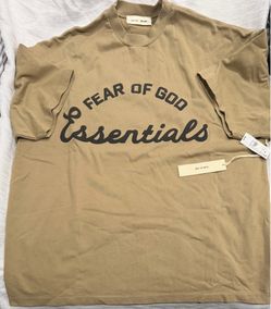 Fear of God ESSENTIALS Faded Dune Training '90s Short Sleeve T-Shirt