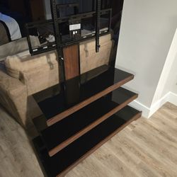 TV Console With 3 Shelves