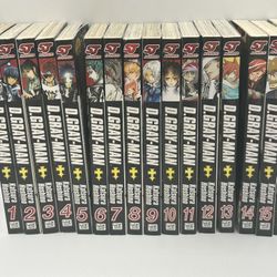 D. Gray-Man Manga English Version Volumes 1-16 VIZ Media Books