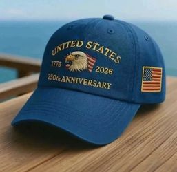 United States 250th Anniversary Baseball Cap – 3D Embroidered Hat
