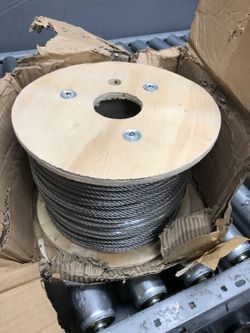 BH-USA 5/16 inch 316 Stainless Wire Rope Spools 500'
