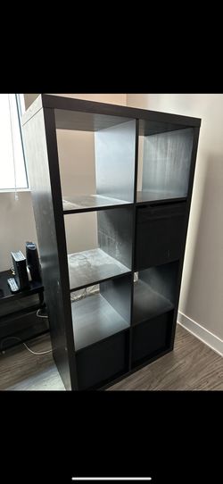 Black Cubicle Shelf