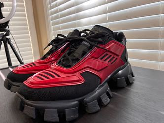 Prada Cloudbust Thunder Sneakers Black Red