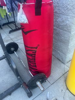 Everlast Heavy Punching Bag Red