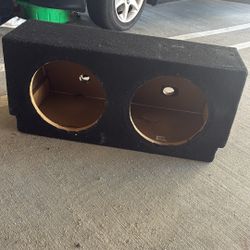 Dual 12” MDF Subwoofer Box 