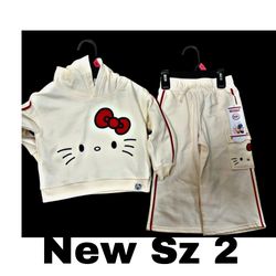 New hello kittty set Sz  2 adorable